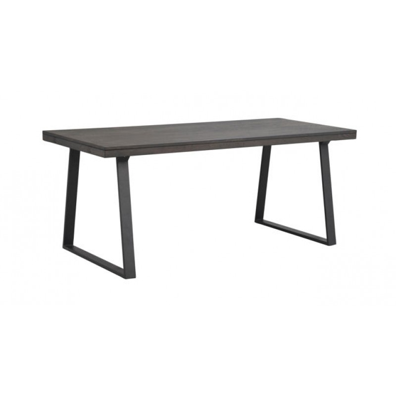 RO Brooklyn Extending Dining Table U 170x95 Dark Brown/Black